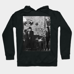 The Hunt - Black and White Hoodie